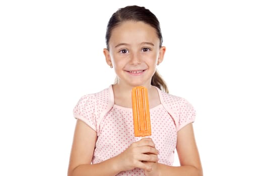 Girl eating an ice cream