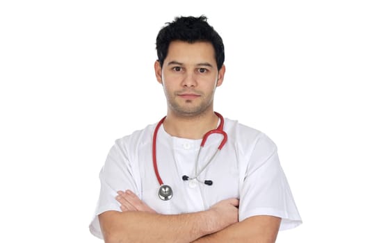Happy young doctor