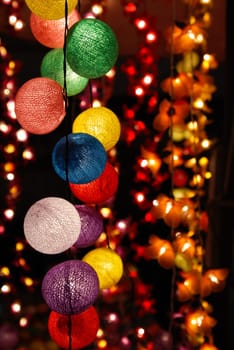 Colorful lamps