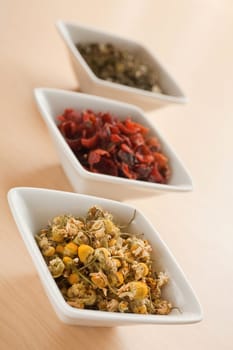 dried tea herbs