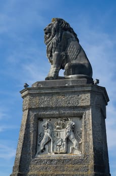 The Lion of Lindau on Lake Constance