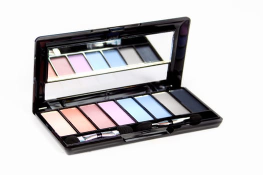make-up - eyeshadow on white background