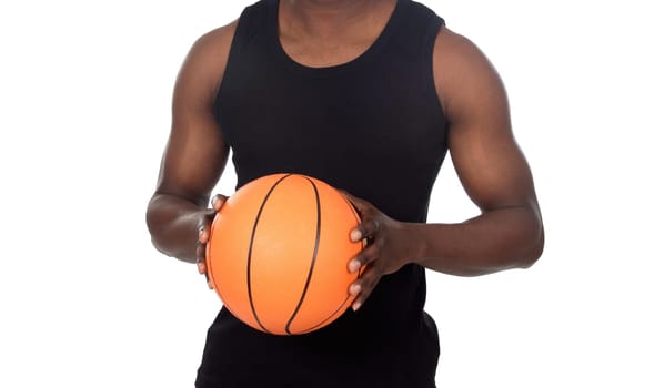 attractive young person with basketball