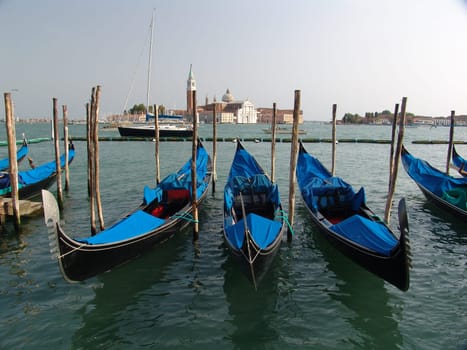 Gondolas in Venice