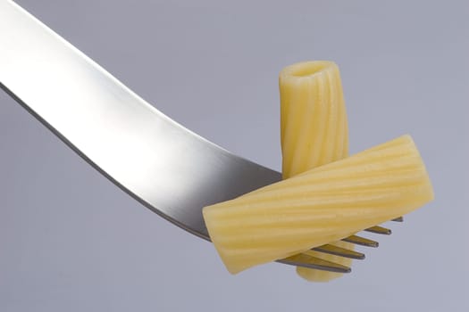 Two rigatoni