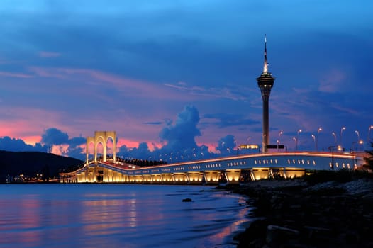 Bridge and tower