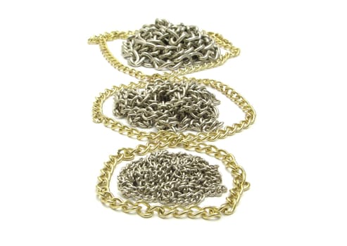 Multiple metal chains