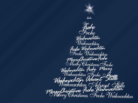 Christmas Tree Font Christmas