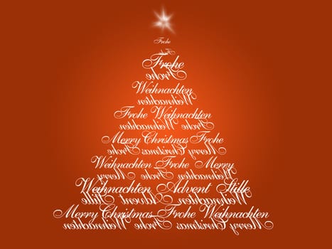 Christmas Tree Font Christmas