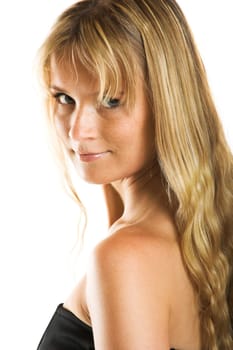 Blonde model