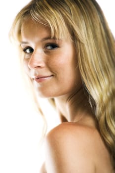 Blonde model