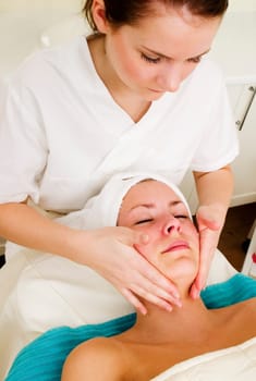 Face Massage at Spa