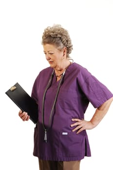 Senior nurse.