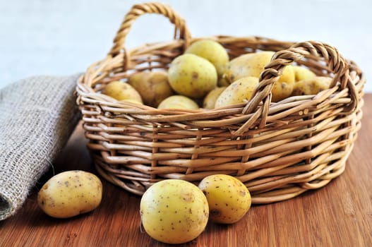 Row potatoes