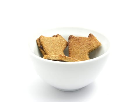 Selfmade wholemeal christmas cookies