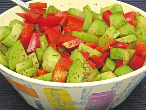 Close-up of sliced vegetables