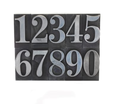 metal type numbers