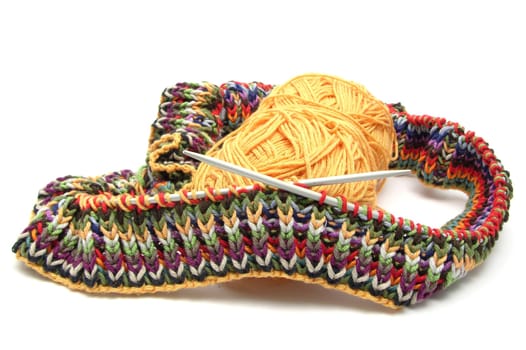 Colorful knitting