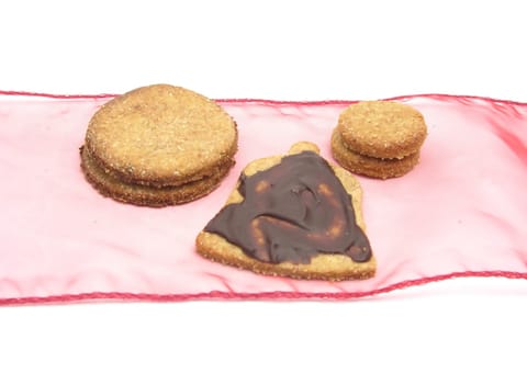 Selfmade wholemeal christmas cookies