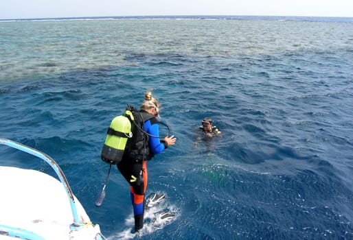 Jump into the sea