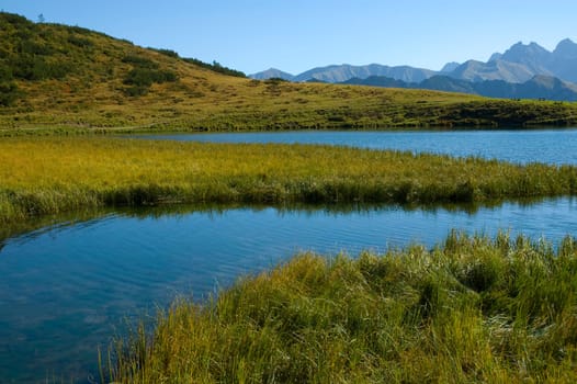 Mountain lake in the Allgäu (Schlappoldsee)