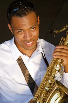 Hip Young Saxophonist