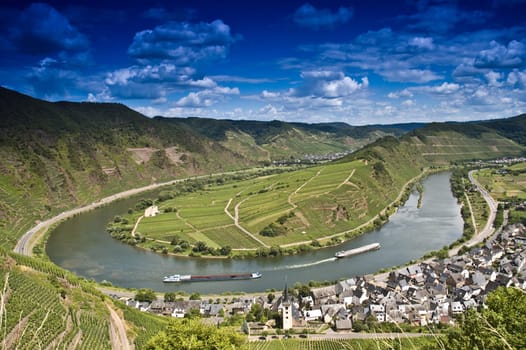 Moselle loop near Bremm (Mosel)
