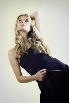 Blonde model