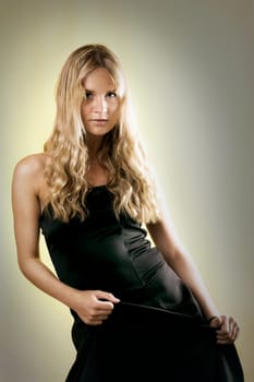 Blonde model
