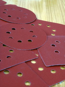 Detail of sand - paper