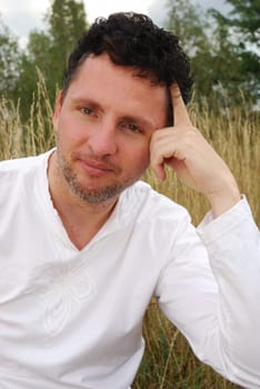 Smiling man