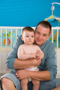 Father and baby