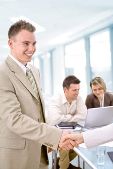 Business greeting