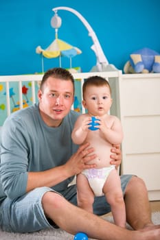 Father and baby
