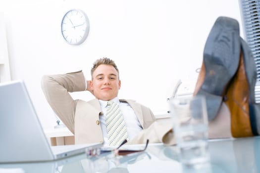 Easy businessman