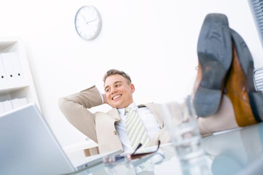Easy businessman