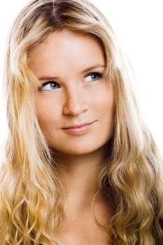 Blonde model