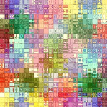 colored blocks pattern