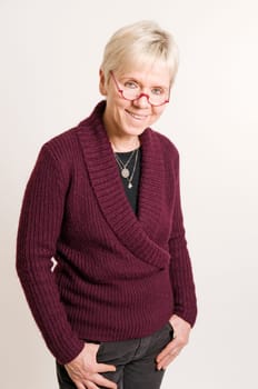 laid back mature woman