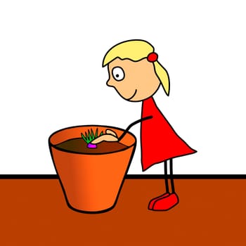 cultivation of flowers