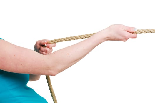 pull on the rope