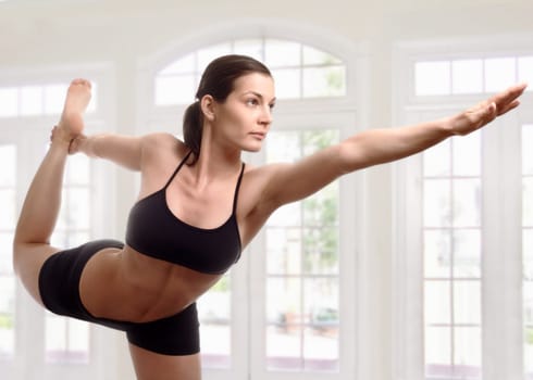 Expert yoga pose
