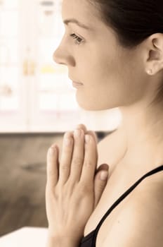 Traditional yoga pose