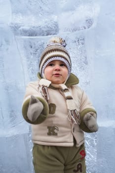 Baby at winter
