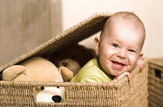 Baby in the basket