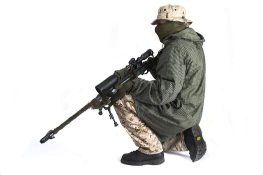 Sniper in anti-IR cloak