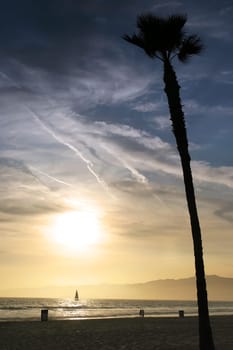 Sunset on the beach