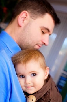 Father and baby girl