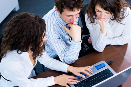Businesspeople teamworking