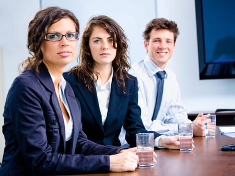 Happy business team